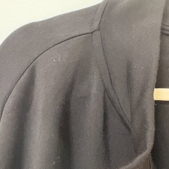 MAGASCHONI 1/4 Zip Sweatshirt Black Plus Size 3X Modal Sweater Collar Soft Cozy - Picture 5 of 12